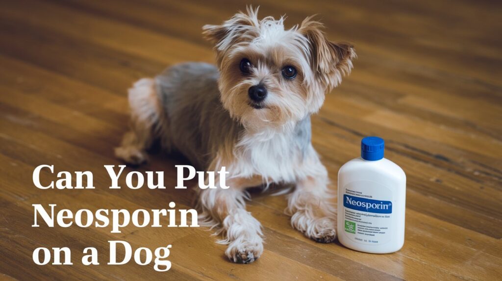 Can You Put Neosporin on a Dog