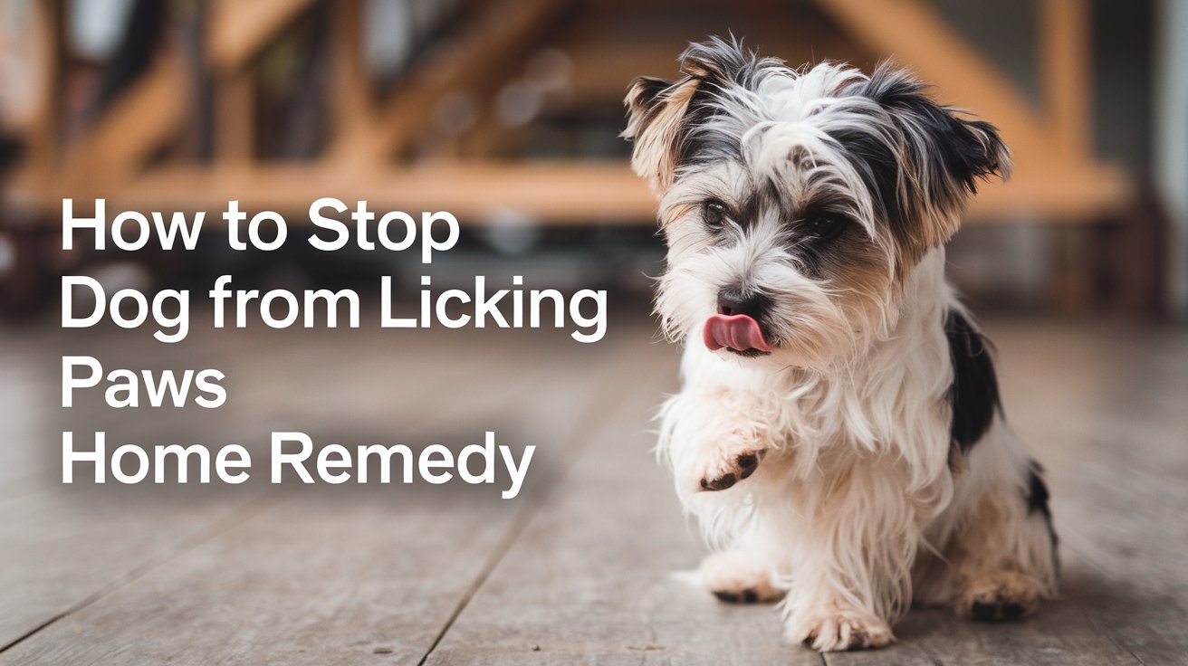 How To Stop Dog From Licking Paws Home Remedy 