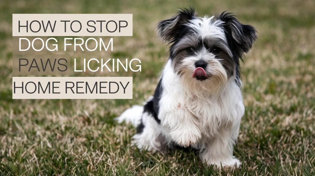 How To Stop Dog From Licking Paws Home Remedy